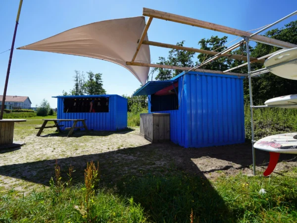 Conteneur Bar Démontable XL 3x2m Bleu RAL 5015 – Image 7
